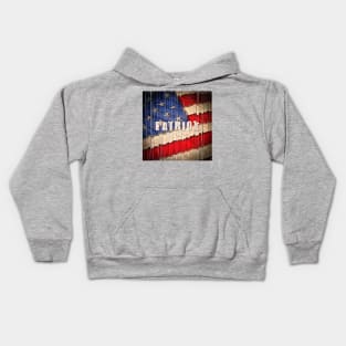 USA Patriot Flag Kids Hoodie